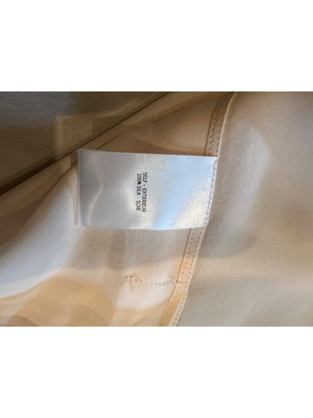 TWP cream silk shirt size XXS - Picture 6 of 7
